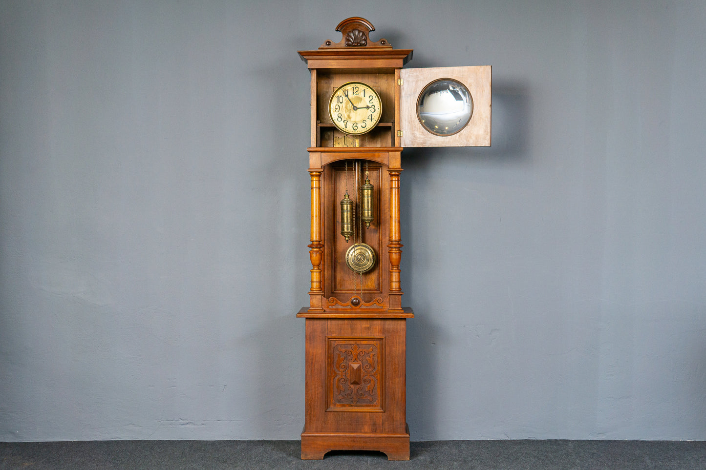 Gründerzeit Standuhr Clock Zeit Uhr Schrank Antik Alt MÖBLINGER 2412_1802