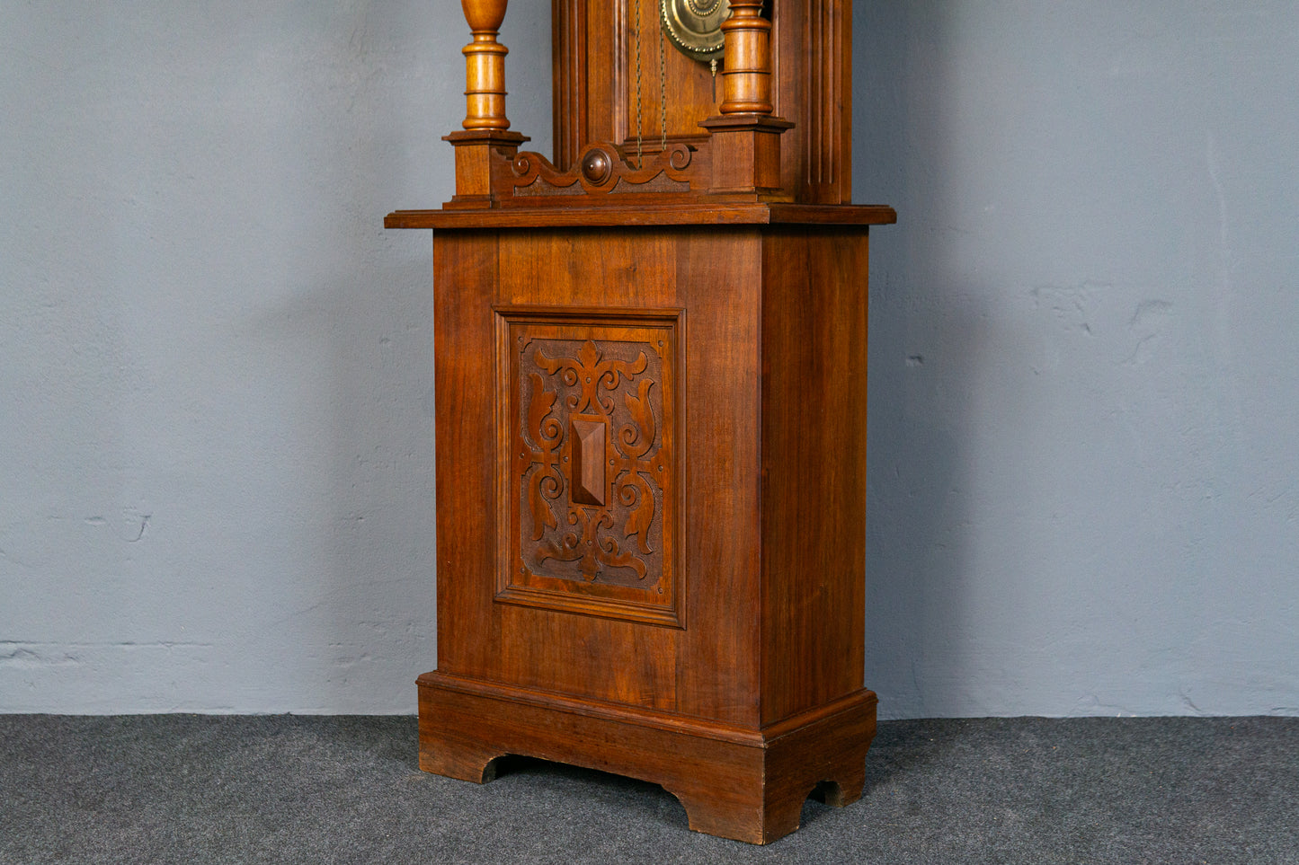 Gründerzeit Standuhr Clock Zeit Uhr Schrank Antik Alt MÖBLINGER 2412_1802
