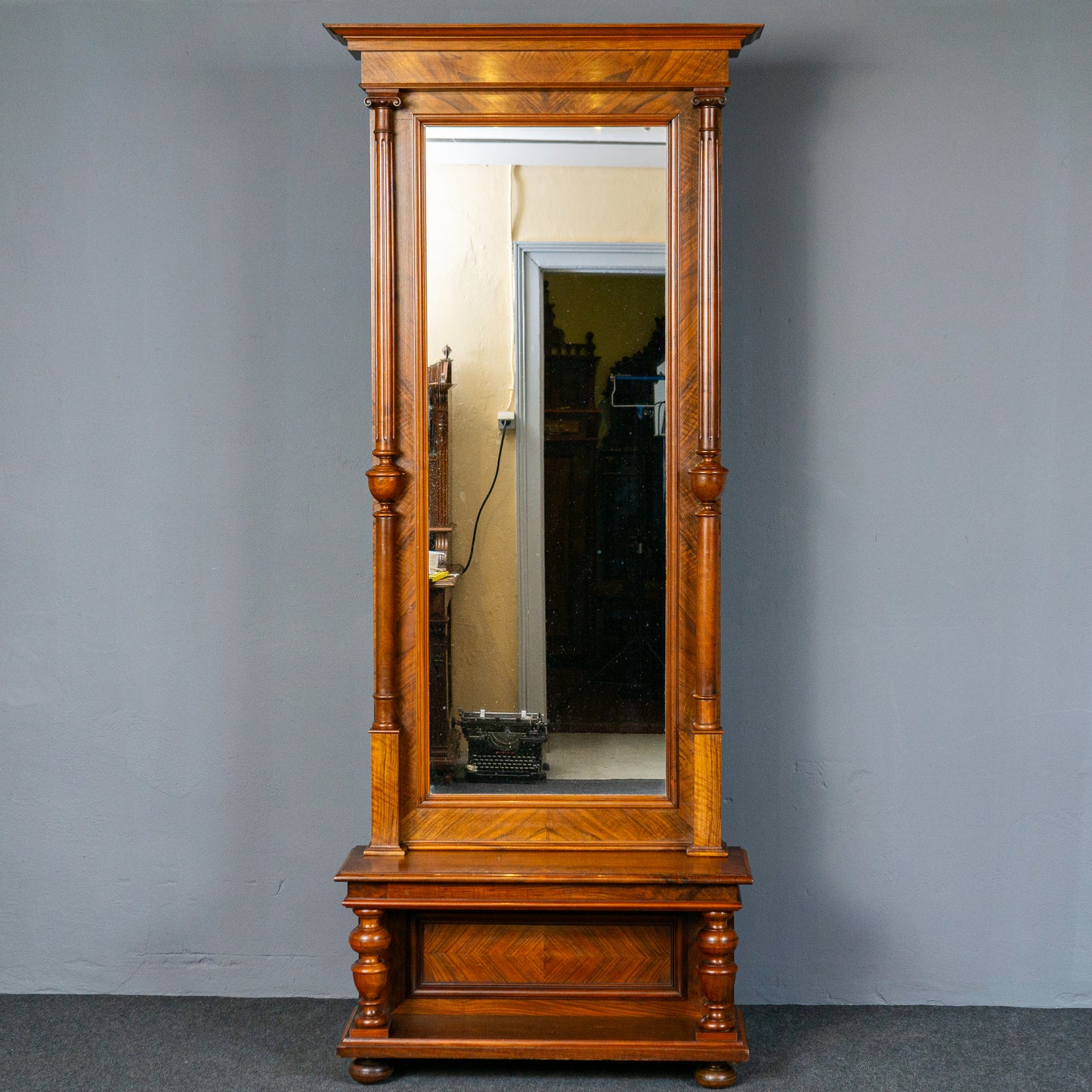 Wand Spiegel Garderobe Konsole Schrank Mirror Alt Antik MÖBLINGER 2412_1706