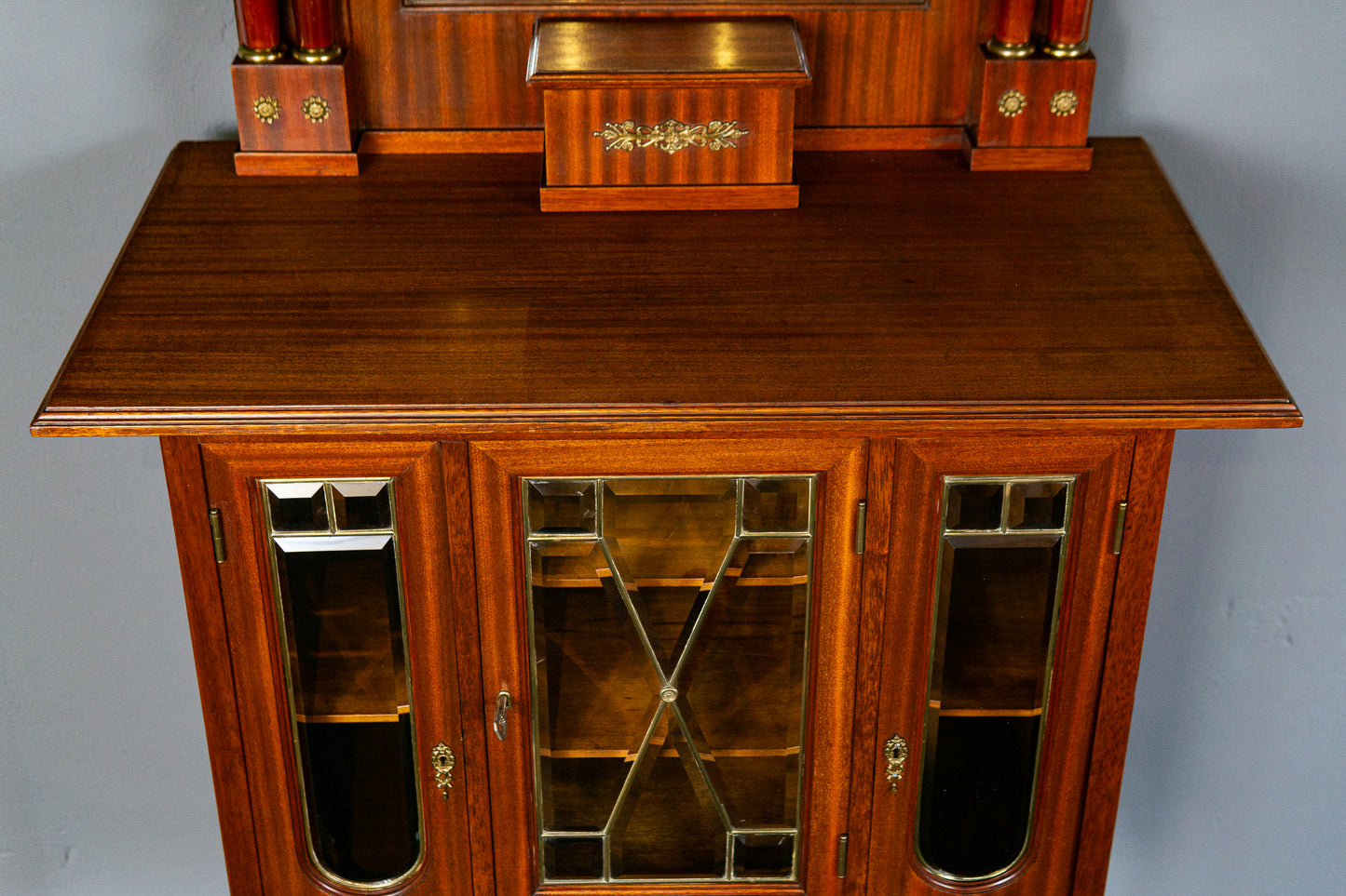 Antik Buffet Schrank Regal Vertiko Vintage Kommode Regal MÖBLINGER 2412_1804