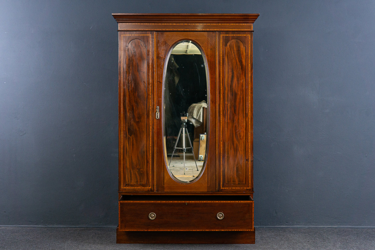 Schrank Garderobe Kommode Regal Wardrobe Holz Alt Antik 2305_1104