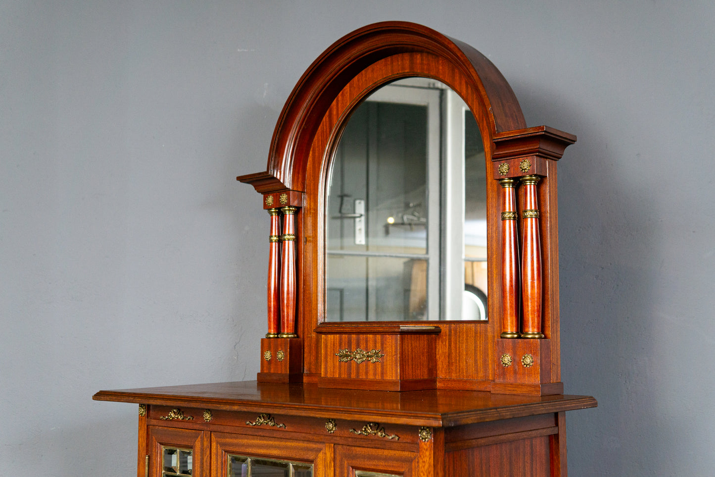 Antik Buffet Schrank Regal Vertiko Vintage Kommode Regal MÖBLINGER 2412_1804