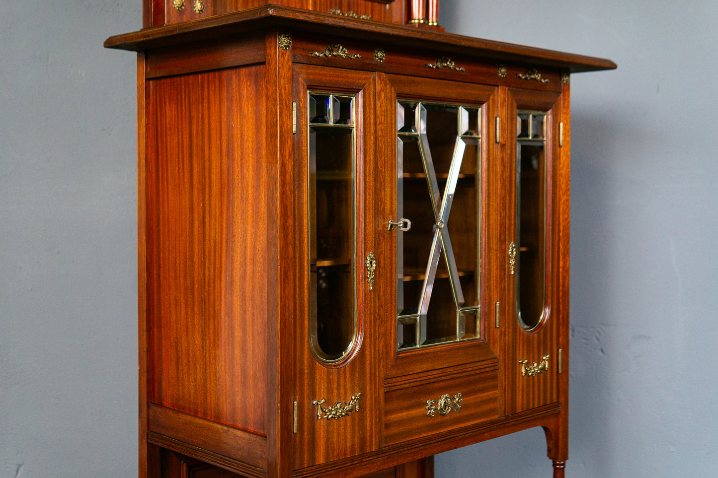Antik Buffet Schrank Regal Vertiko Vintage Kommode Regal MÖBLINGER 2412_1804