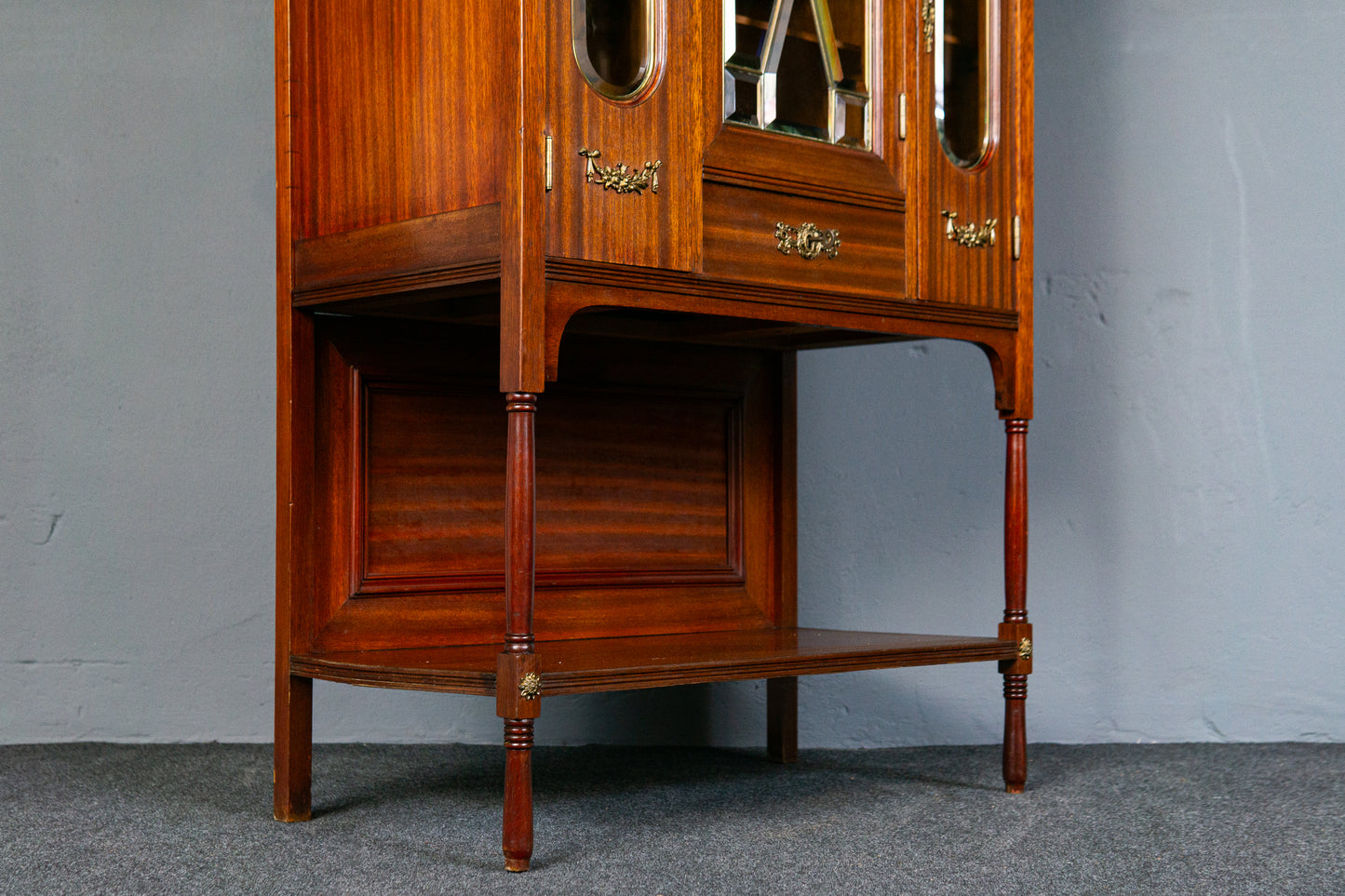 Antik Buffet Schrank Regal Vertiko Vintage Kommode Regal MÖBLINGER 2412_1804