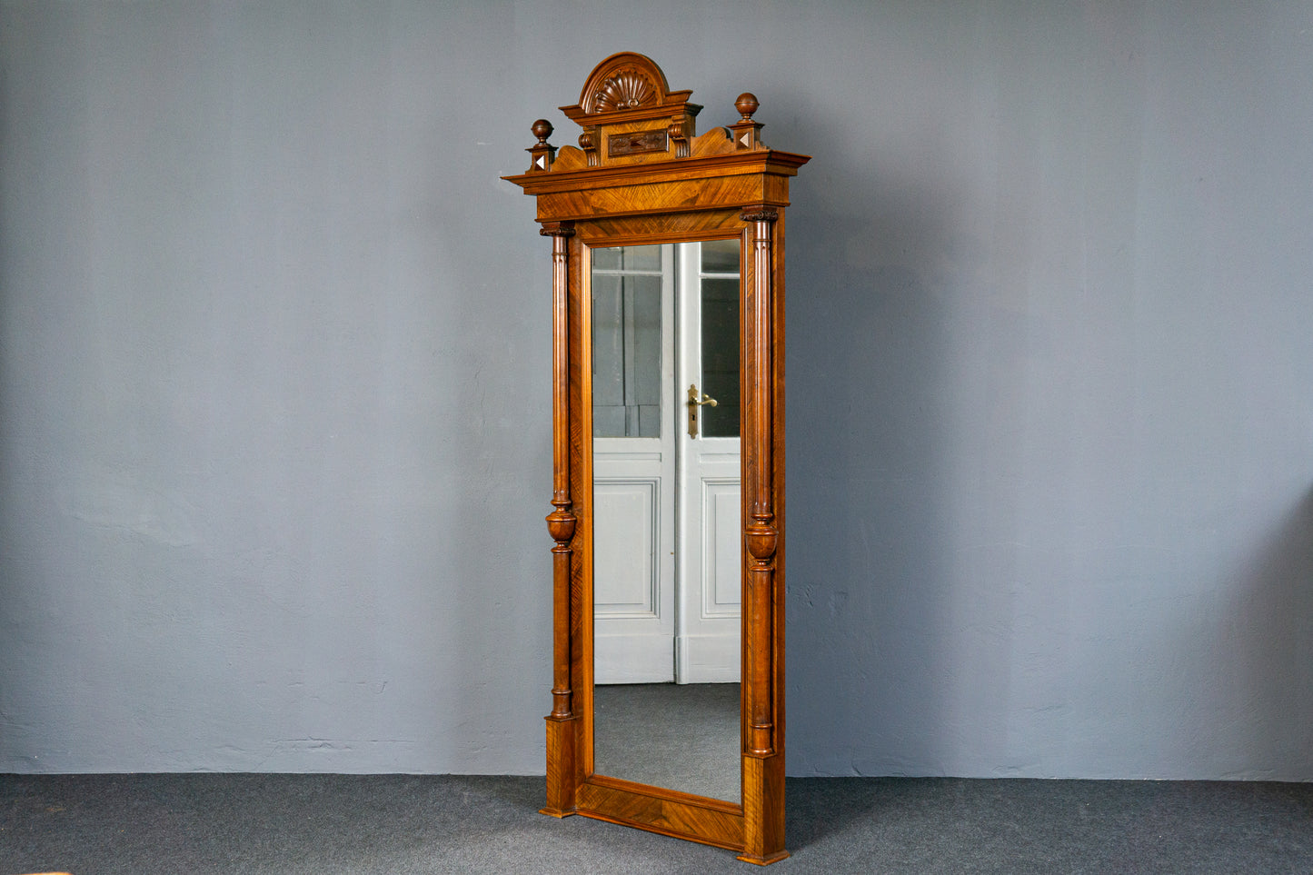 Wand Spiegel Garderobe Konsole Schrank Mirror Alt Antik MÖBLINGER 2412_1706