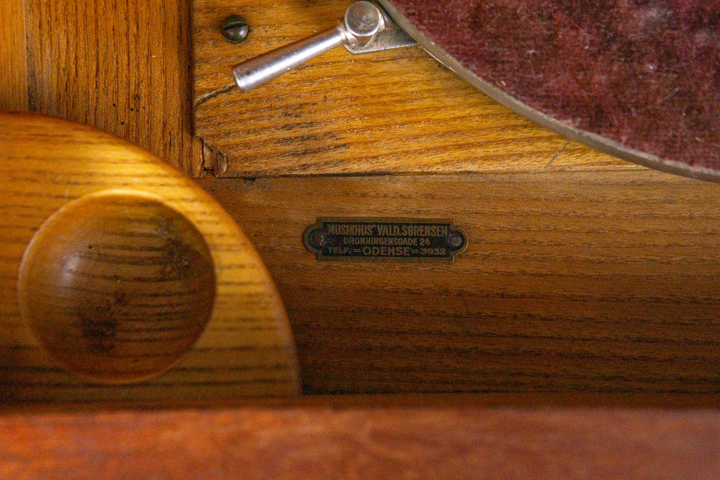 Jugendstil Grammophon Vintage LP Radio Platte Alt Antik 2404_1102