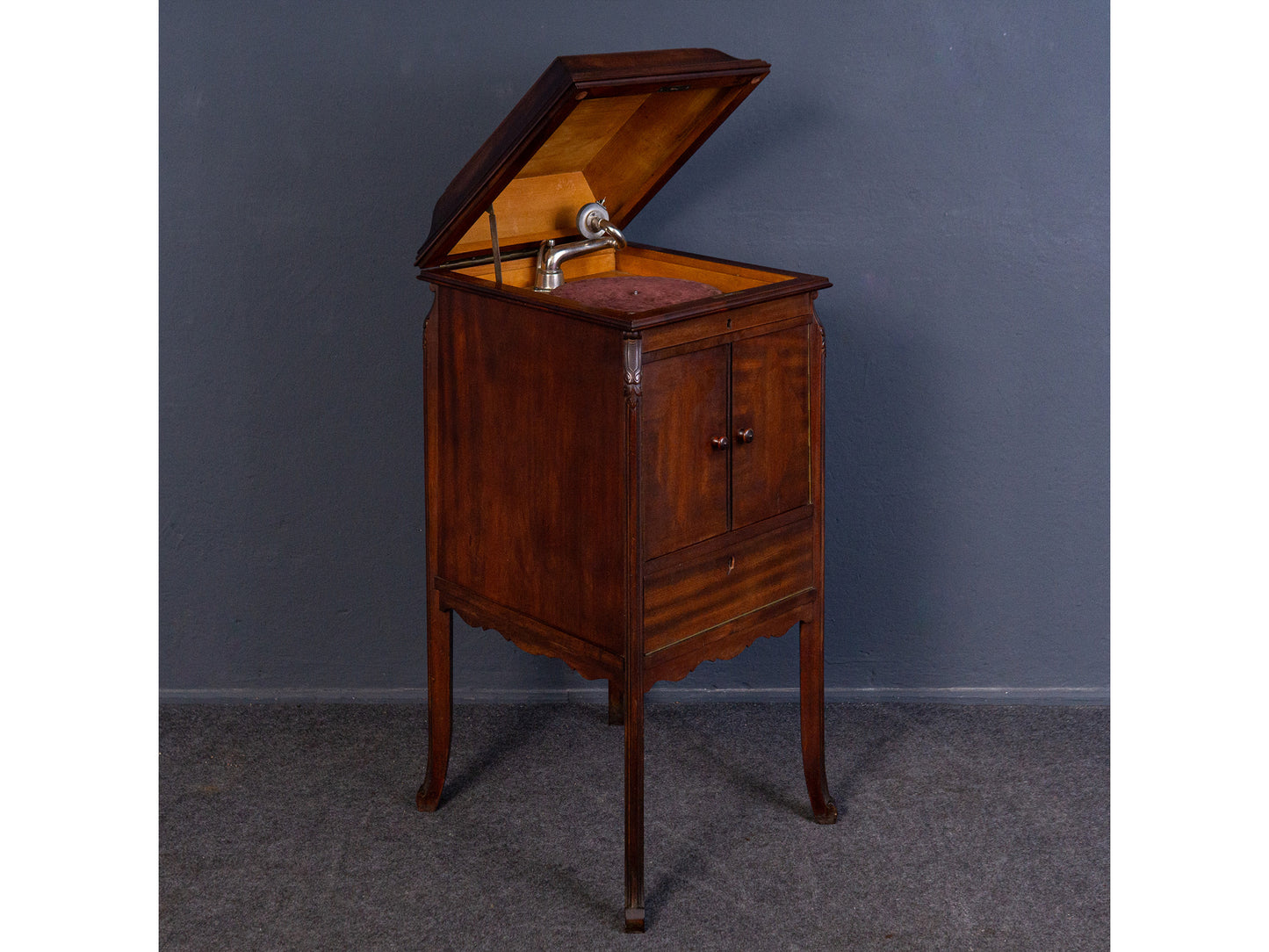 Jugendstil Grammophon Vintage LP Radio Platte Alt Antik 2404_1102