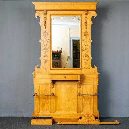 Garderobe Vintage Spiegel Flur Schrank Alt Kommode Antik MÖBLINGER 2412_1807