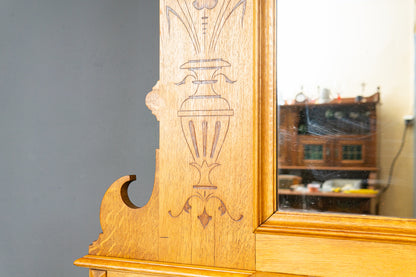 Garderobe Vintage Spiegel Flur Schrank Alt Kommode Antik MÖBLINGER 2412_1807