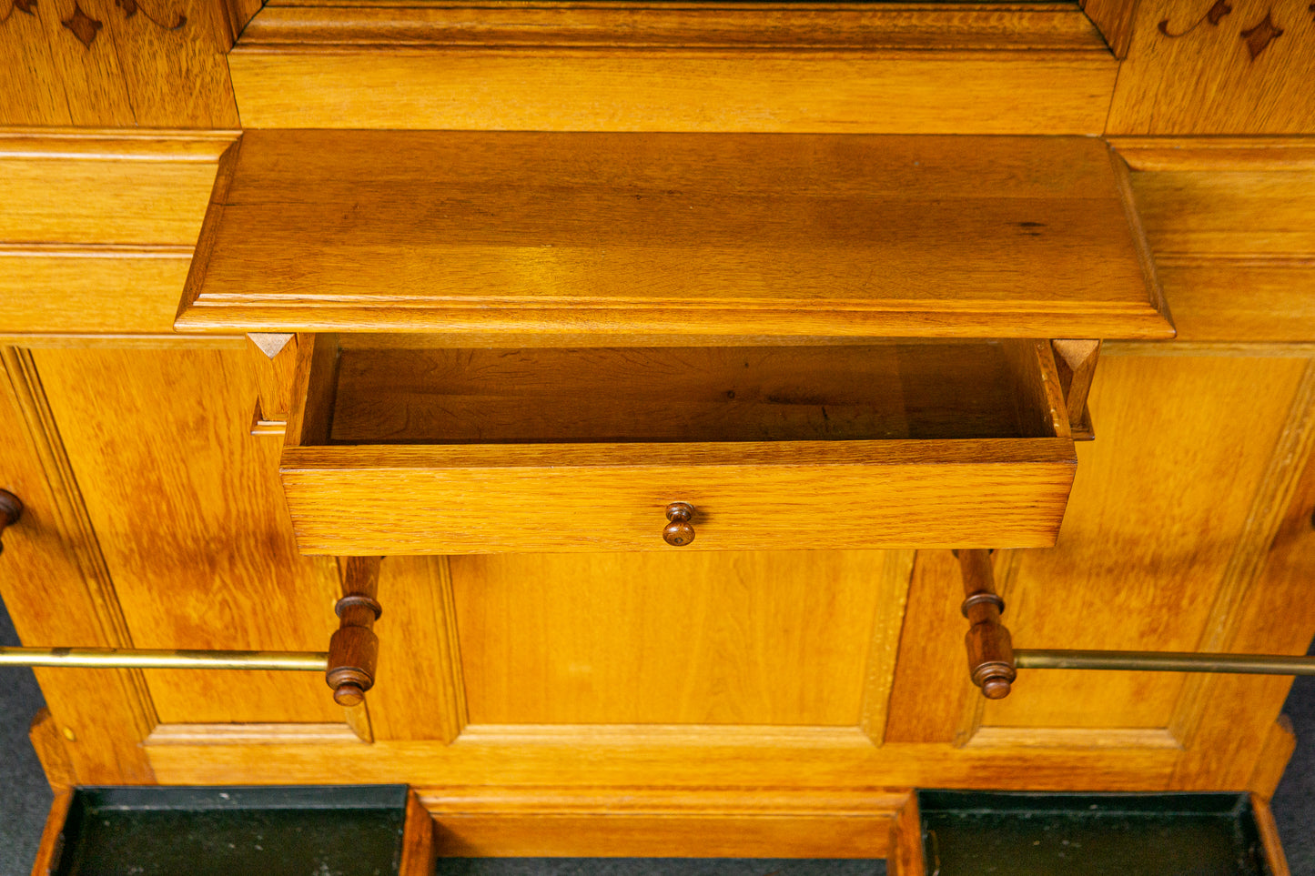Garderobe Vintage Spiegel Flur Schrank Alt Kommode Antik MÖBLINGER 2412_1807