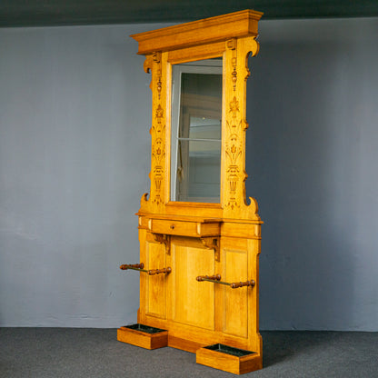 Garderobe Vintage Spiegel Flur Schrank Alt Kommode Antik MÖBLINGER 2412_1807