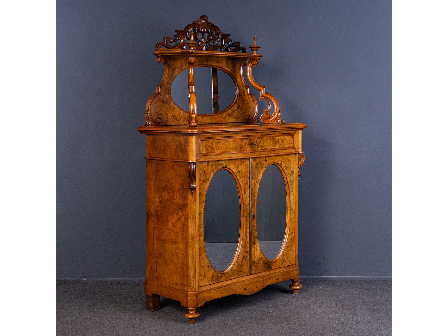 Antik Chr. Niederhöfer Vertiko Kommode Schrank Buffet Alt 2404_1502