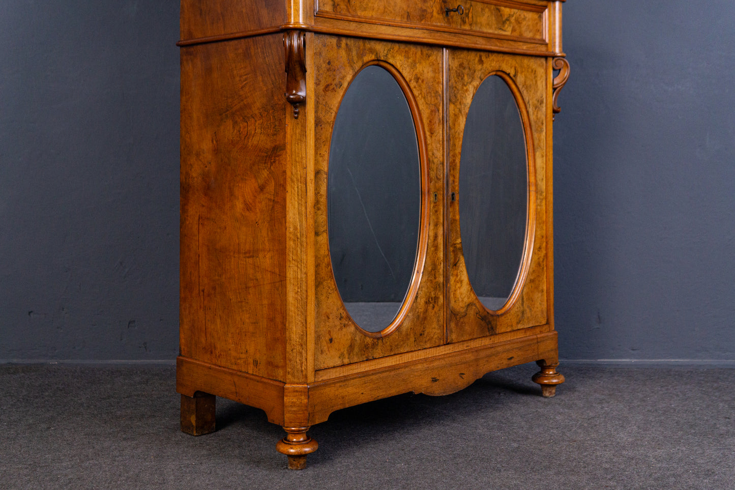 Antik Chr. Niederhöfer Vertiko Kommode Schrank Buffet Alt 2404_1502
