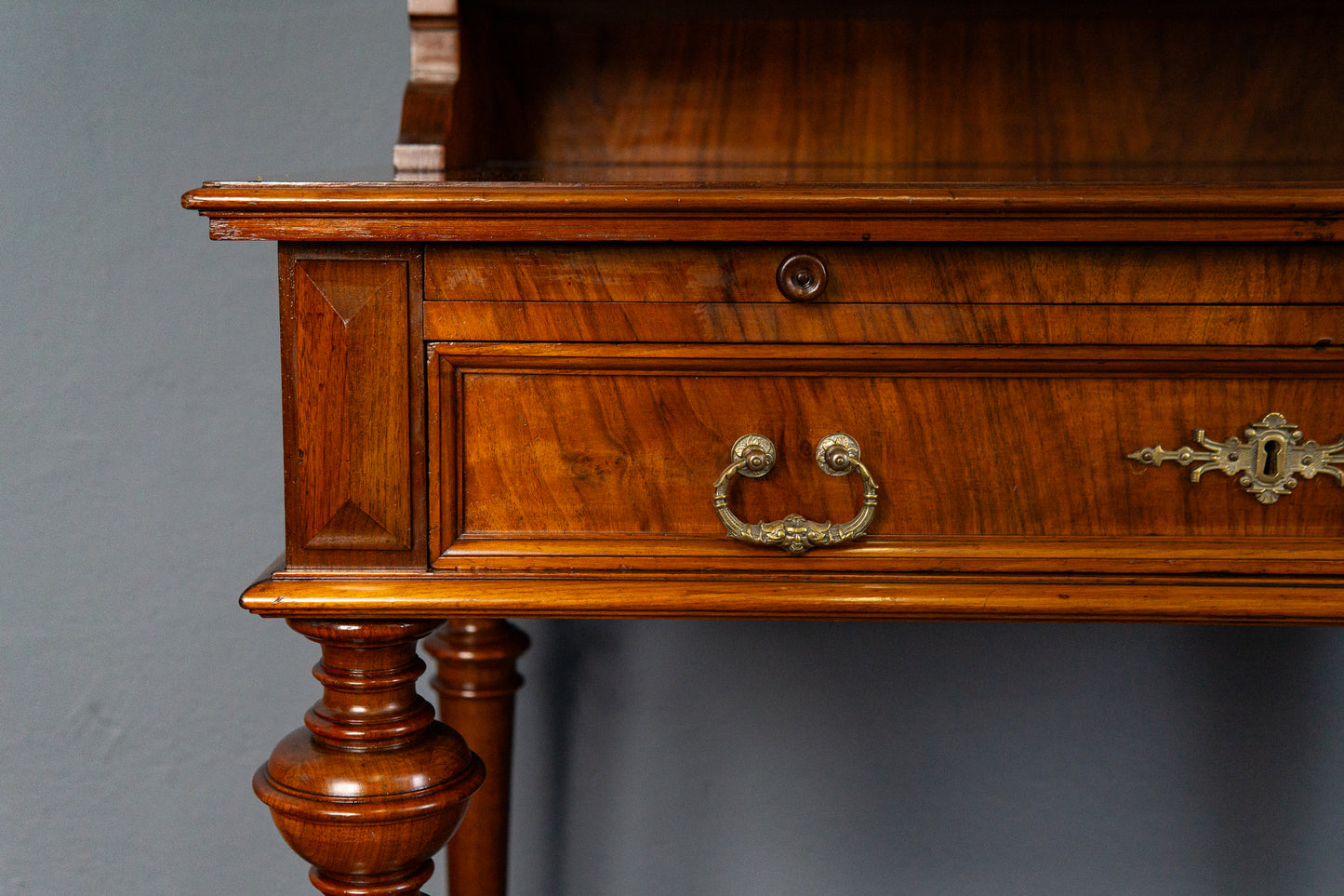 Antiker Schreibtisch Tisch Vintage Sekretär Desk Büro MÖBLINGER 2412_1903