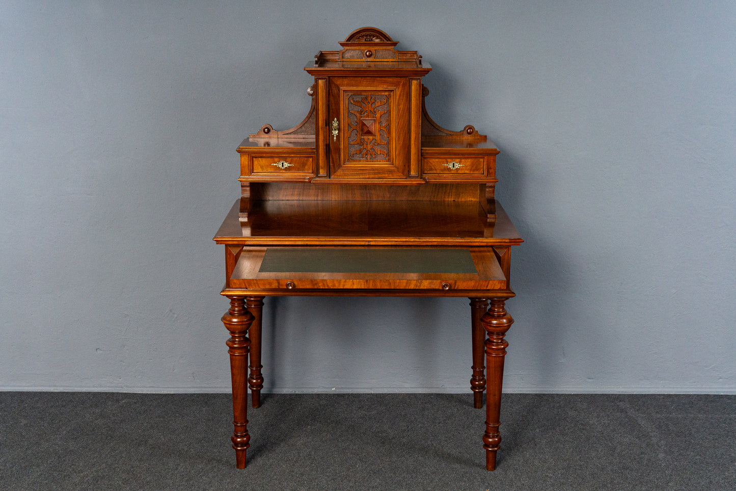 Antiker Schreibtisch Tisch Vintage Sekretär Desk Büro MÖBLINGER 2412_1903