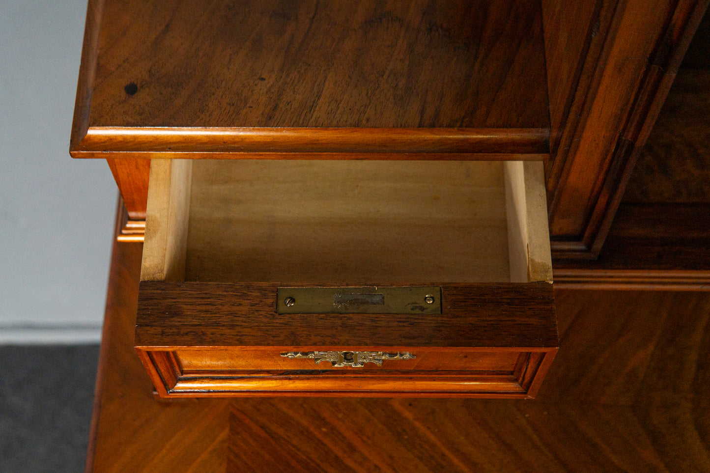 Antiker Schreibtisch Tisch Vintage Sekretär Desk Büro MÖBLINGER 2412_1903