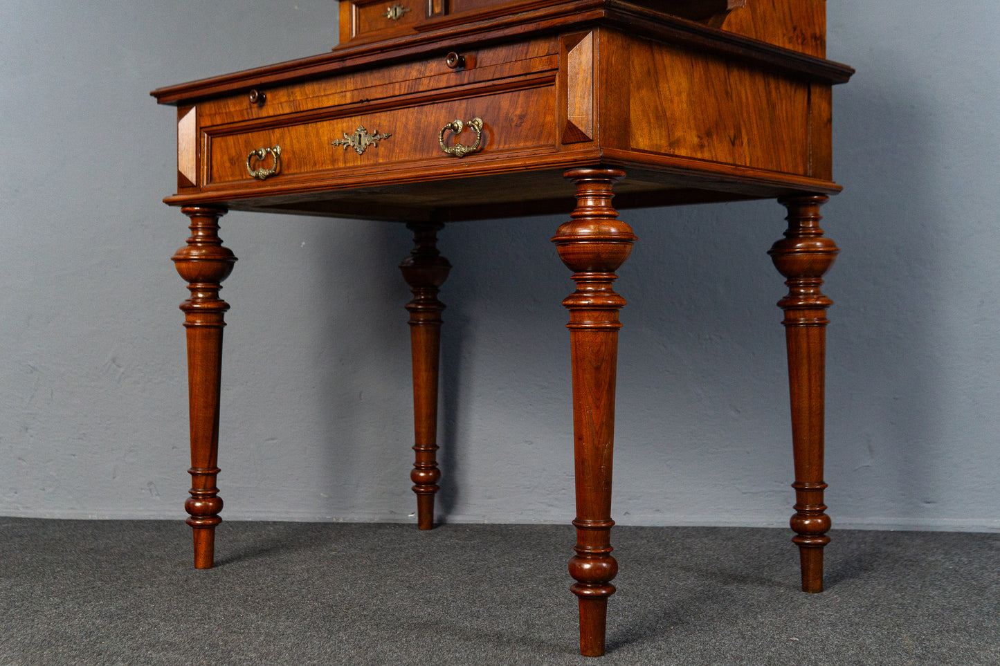 Antiker Schreibtisch Tisch Vintage Sekretär Desk Büro MÖBLINGER 2412_1903