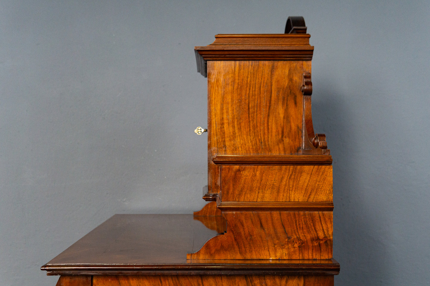 Antiker Schreibtisch Tisch Vintage Sekretär Desk Büro MÖBLINGER 2412_1903