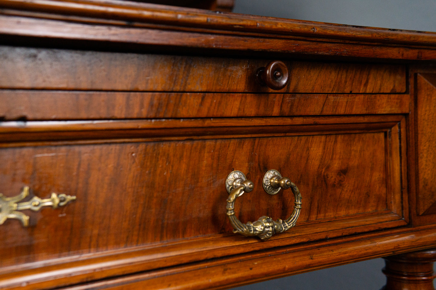 Antiker Schreibtisch Tisch Vintage Sekretär Desk Büro MÖBLINGER 2412_1903