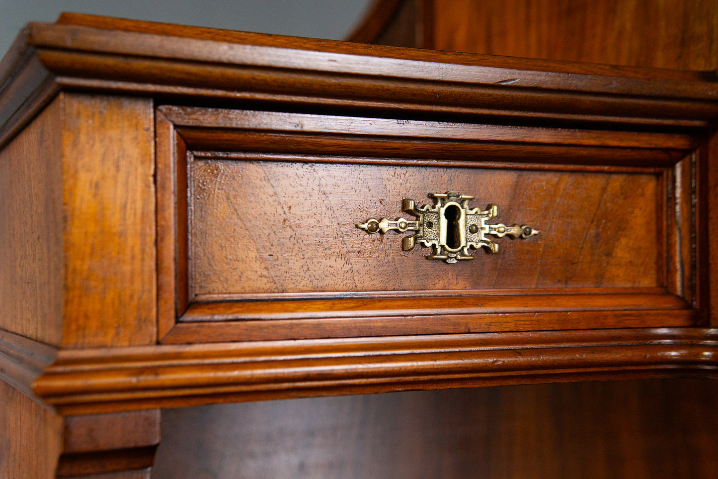 Antiker Schreibtisch Tisch Vintage Sekretär Desk Büro MÖBLINGER 2412_1903