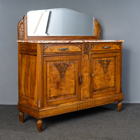 Vintage Buffet Kommode Schrank Regal Sideboard Antik Alt MÖBLINGER 2412_1904