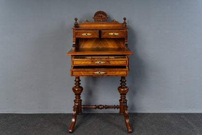 Antik Schreibtisch Nähtisch Sekretär Kommode Schrank Tisch MÖBLINGER 2412_1905
