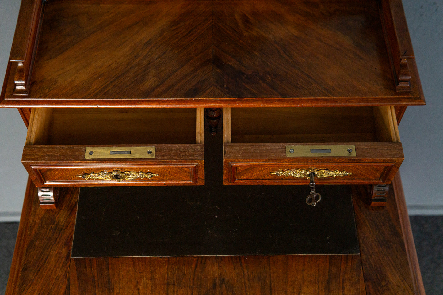 Antik Schreibtisch Nähtisch Sekretär Kommode Schrank Tisch MÖBLINGER 2412_1905