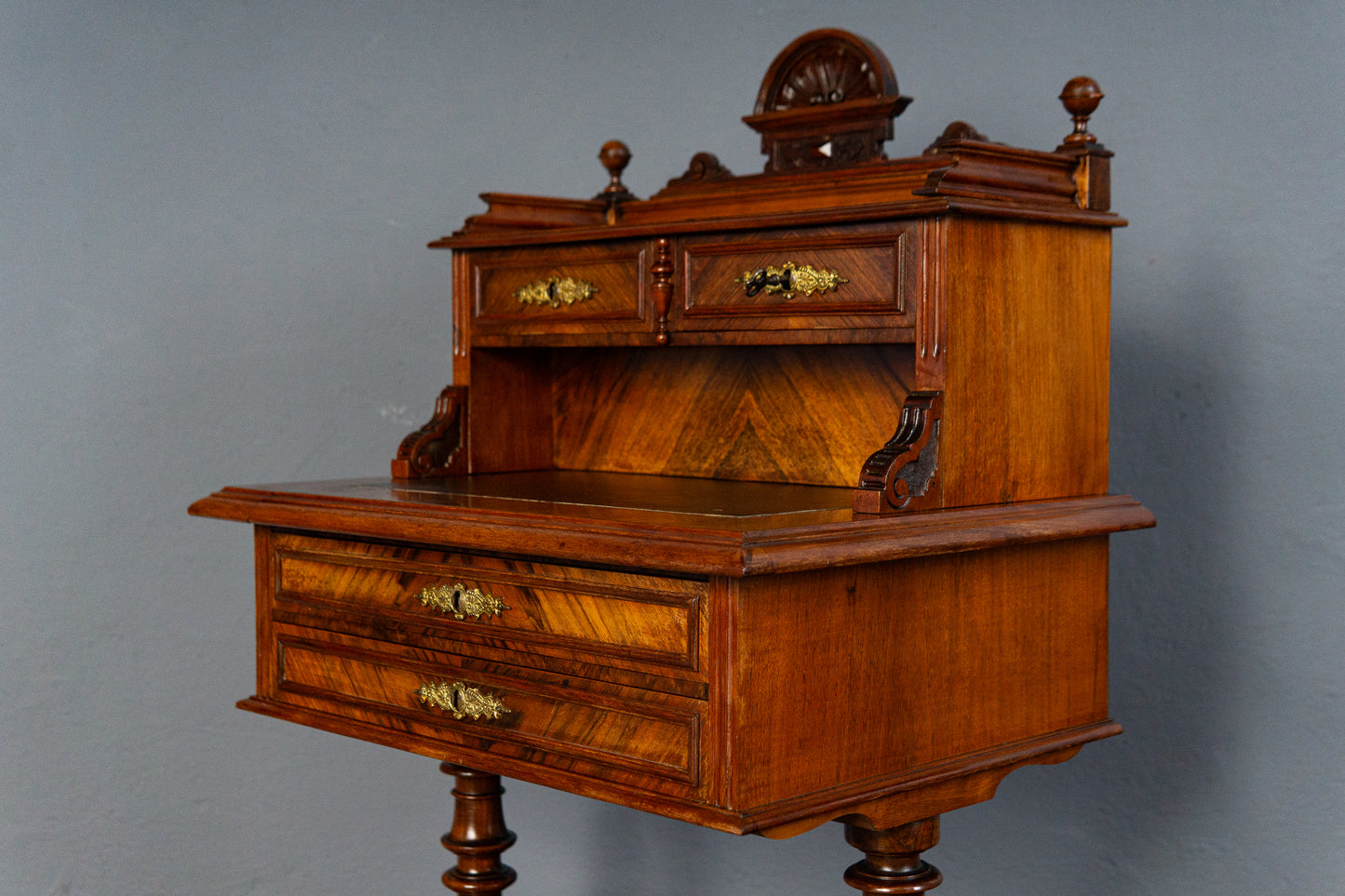 Antik Schreibtisch Nähtisch Sekretär Kommode Schrank Tisch MÖBLINGER 2412_1905