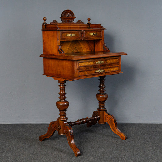 Antik Schreibtisch Nähtisch Sekretär Kommode Schrank Tisch MÖBLINGER 2412_1905