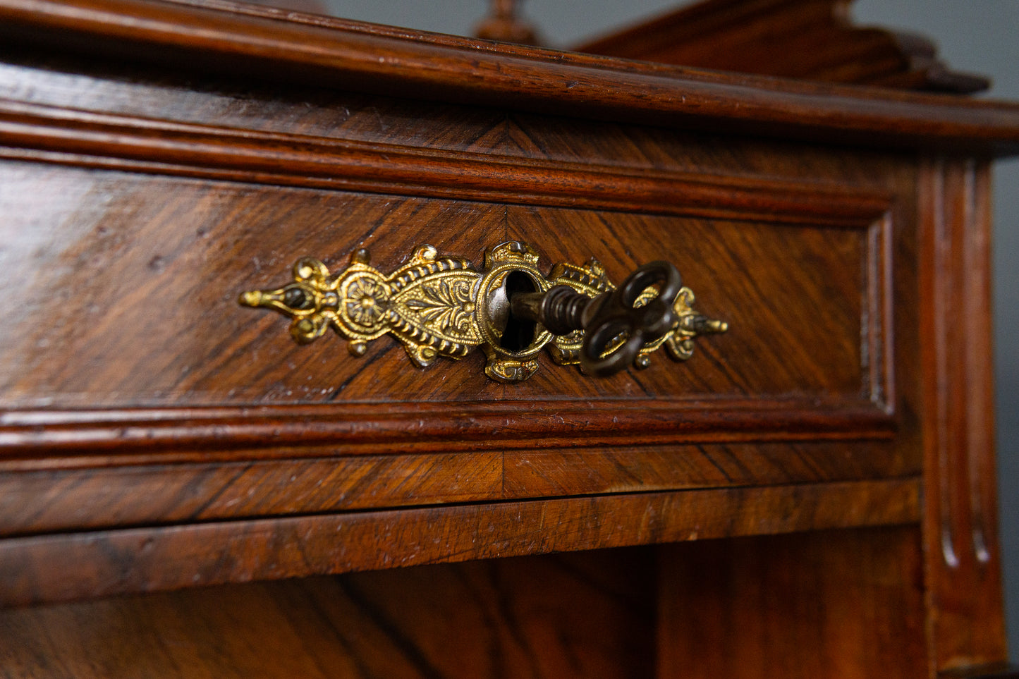 Antik Schreibtisch Nähtisch Sekretär Kommode Schrank Tisch MÖBLINGER 2412_1905