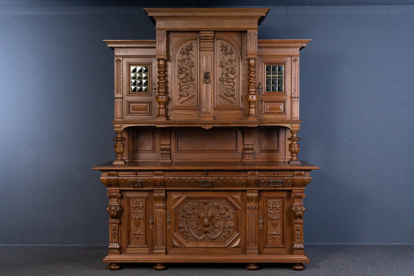 Gründerzeit Buffet Anrichte Schrank Regal Alt Antik 2404_2502