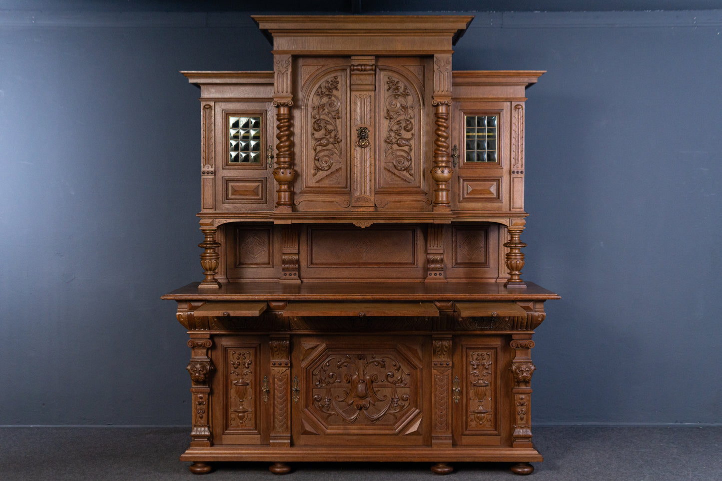 Gründerzeit Buffet Anrichte Schrank Regal Alt Antik 2404_2502
