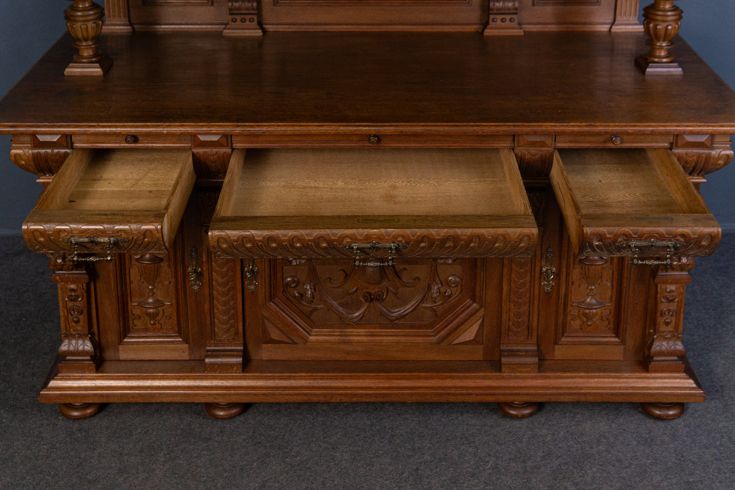 Gründerzeit Buffet Anrichte Schrank Regal Alt Antik 2404_2502