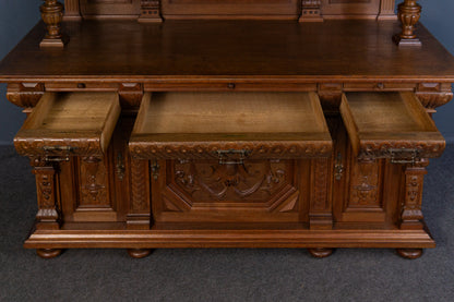 Gründerzeit Buffet Anrichte Schrank Regal Alt Antik 2404_2502