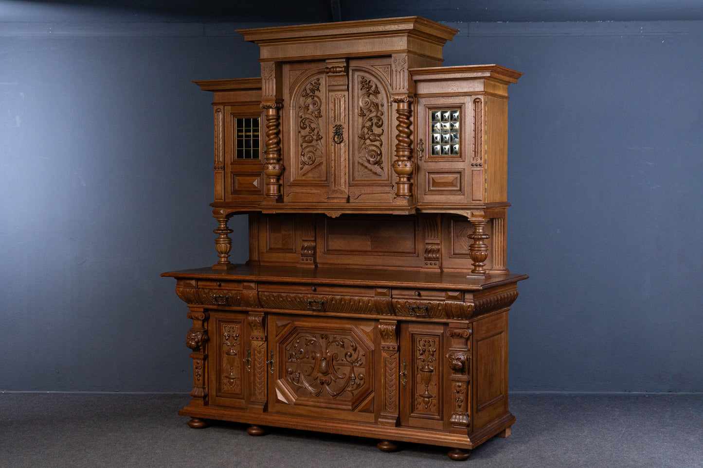 Gründerzeit Buffet Anrichte Schrank Regal Alt Antik 2404_2502
