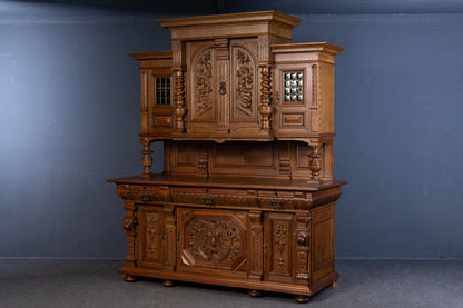 Gründerzeit Buffet Anrichte Schrank Regal Alt Antik 2404_2502