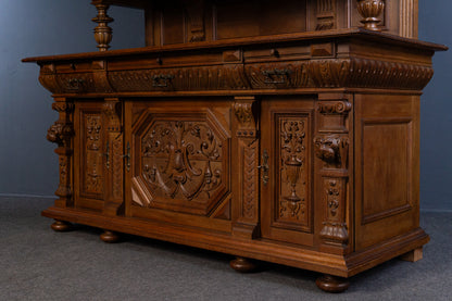 Gründerzeit Buffet Anrichte Schrank Regal Alt Antik 2404_2502