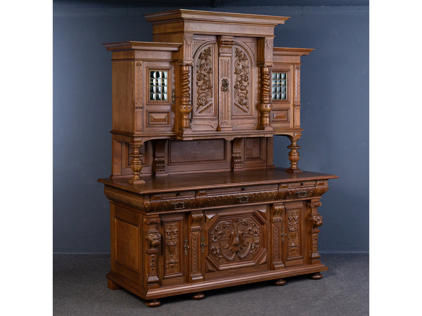 Gründerzeit Buffet Anrichte Schrank Regal Alt Antik 2404_2502