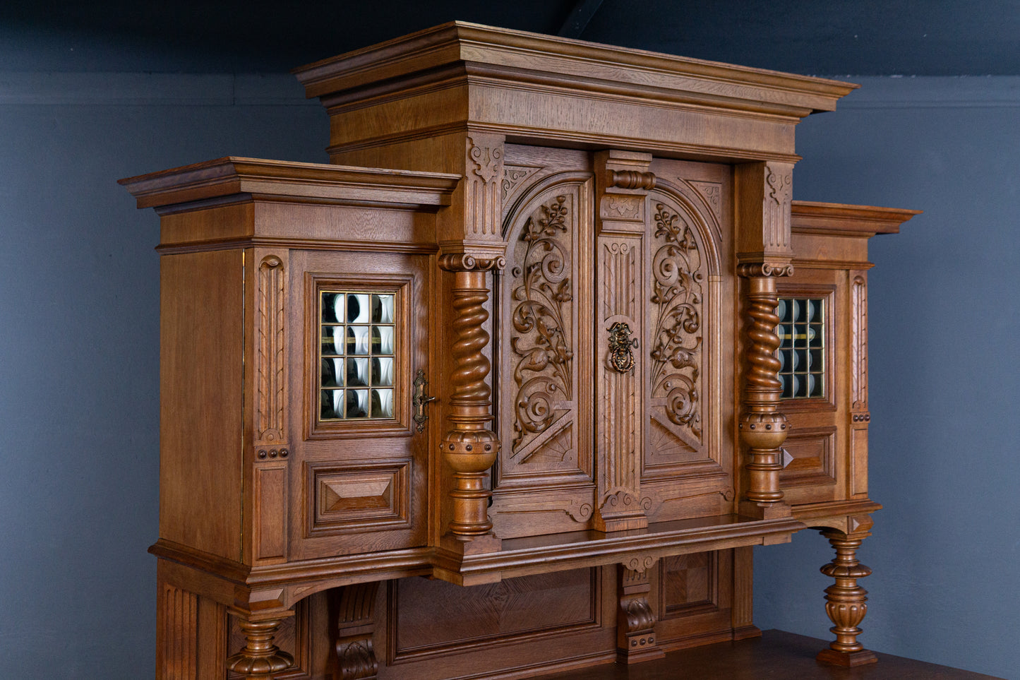 Gründerzeit Buffet Anrichte Schrank Regal Alt Antik 2404_2502