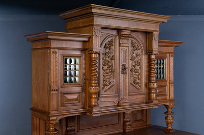 Gründerzeit Buffet Anrichte Schrank Regal Alt Antik 2404_2502