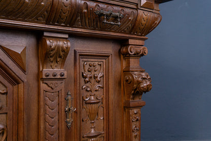 Gründerzeit Buffet Anrichte Schrank Regal Alt Antik 2404_2502