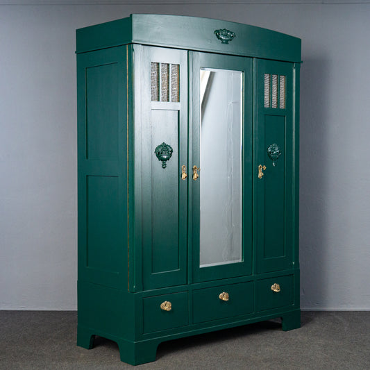 aufgearb. Schrank Vintage Garderobe Kommode Regal Antik MÖBLINGER 2412_2305