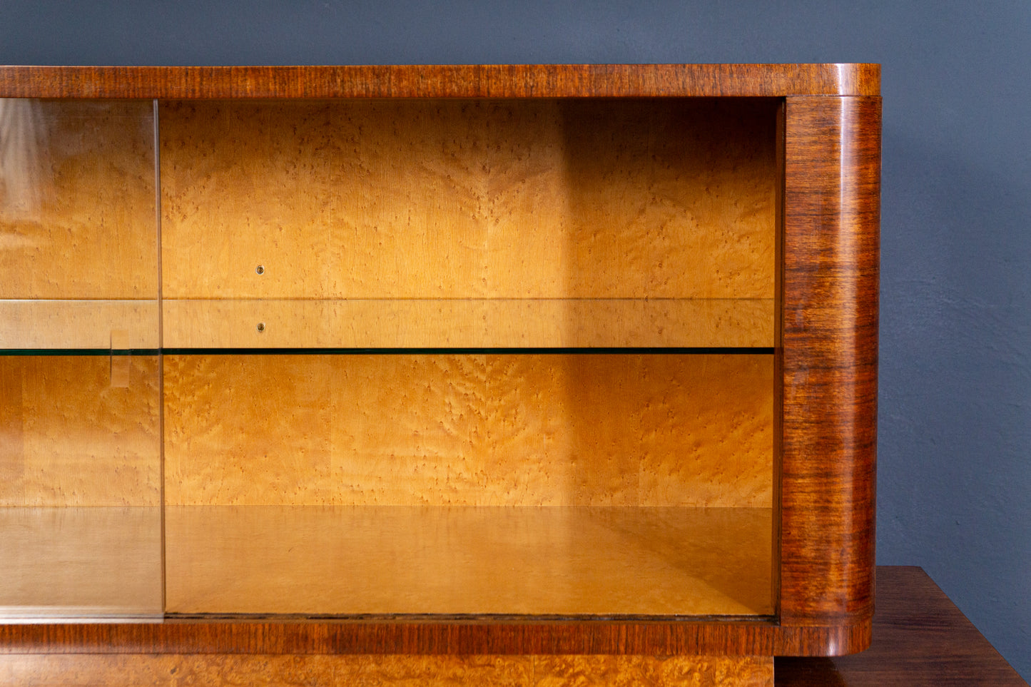 Art Deco Sideboard Schrank Regal Vitrine Alt Vintage 2404_2902