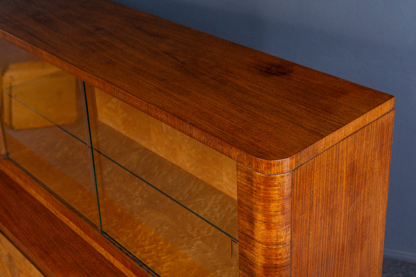 Art Deco Sideboard Schrank Regal Vitrine Alt Vintage 2404_2902
