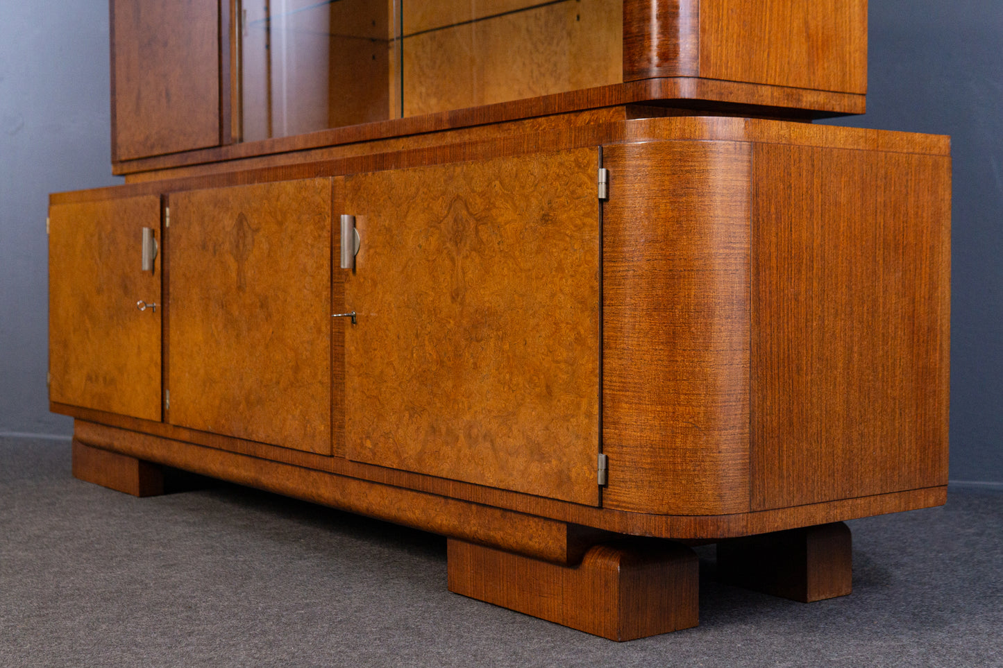 Art Deco Sideboard Schrank Regal Vitrine Alt Vintage 2404_2902