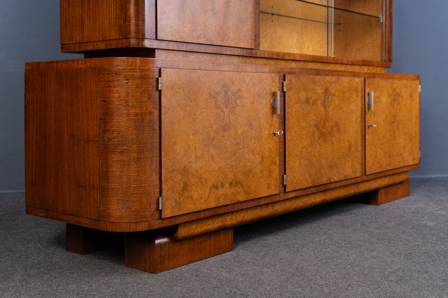 Art Deco Sideboard Schrank Regal Vitrine Alt Vintage 2404_2902