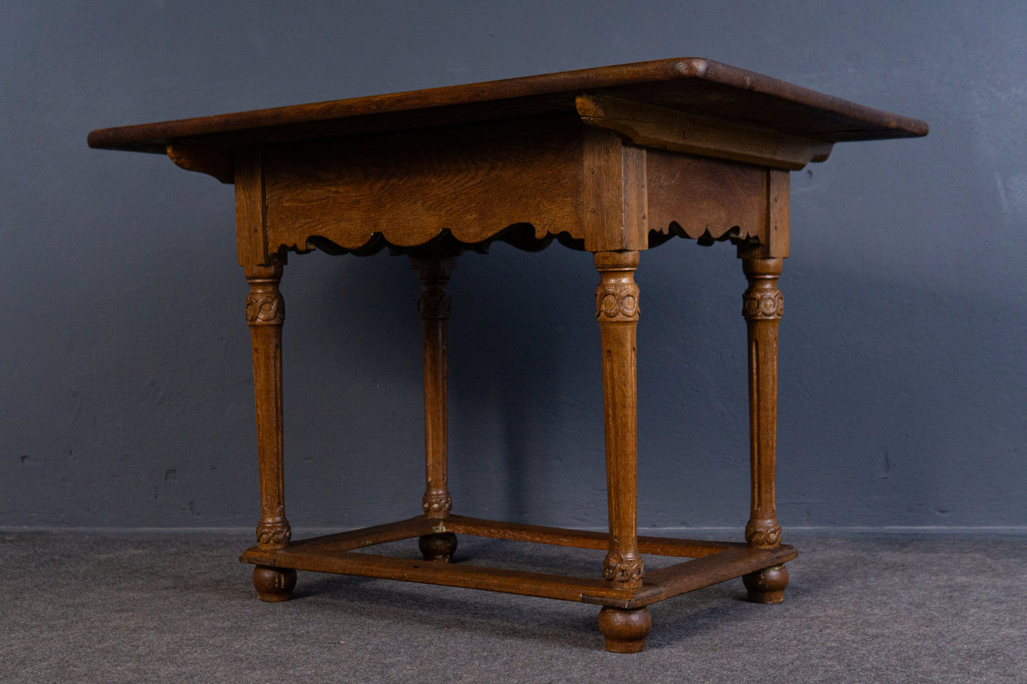 Tisch Vintage Esstisch Stuhl Tafel Küche Bank Alt Antik 2404_2903