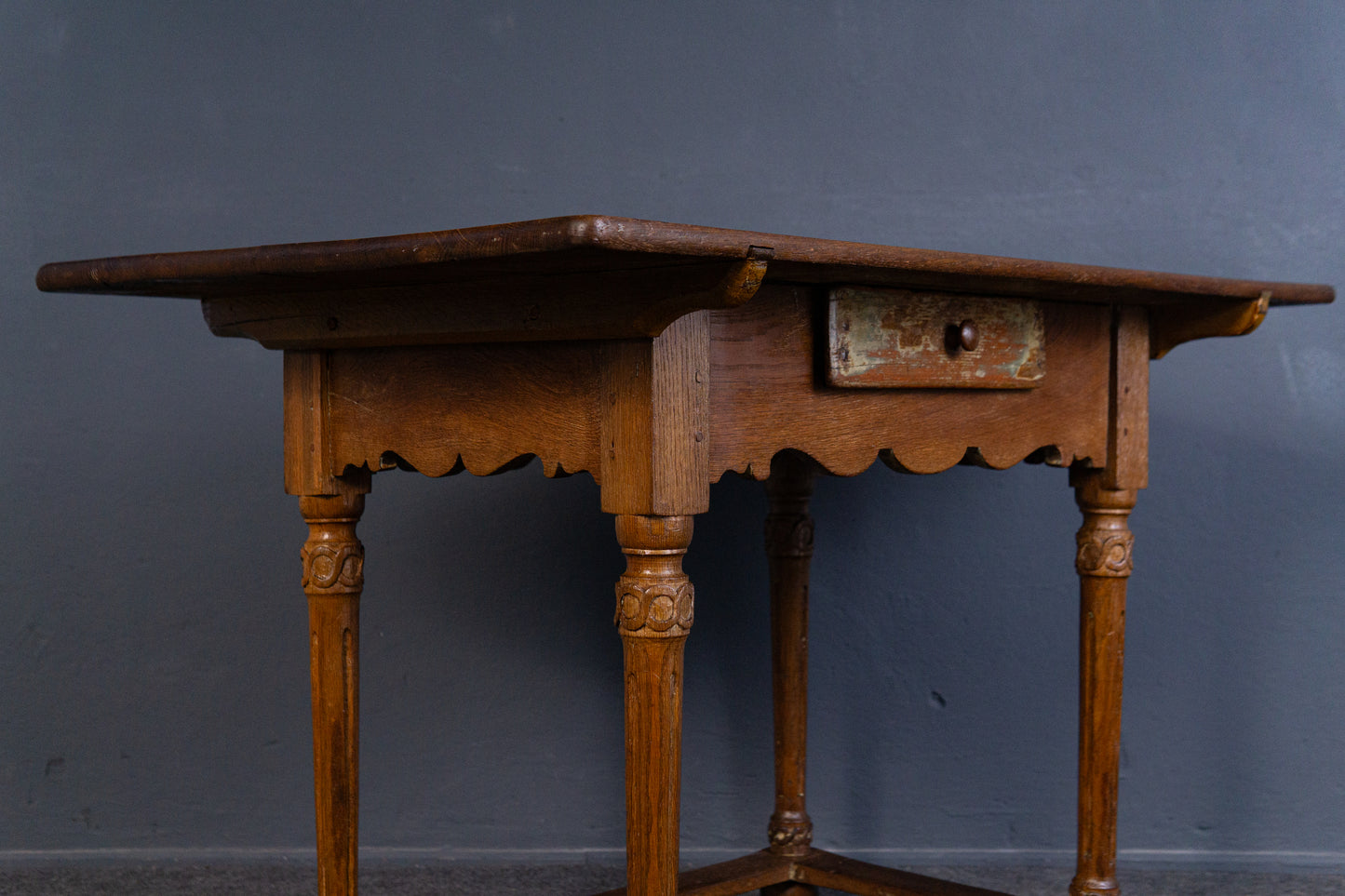 Tisch Vintage Esstisch Stuhl Tafel Küche Bank Alt Antik 2404_2903