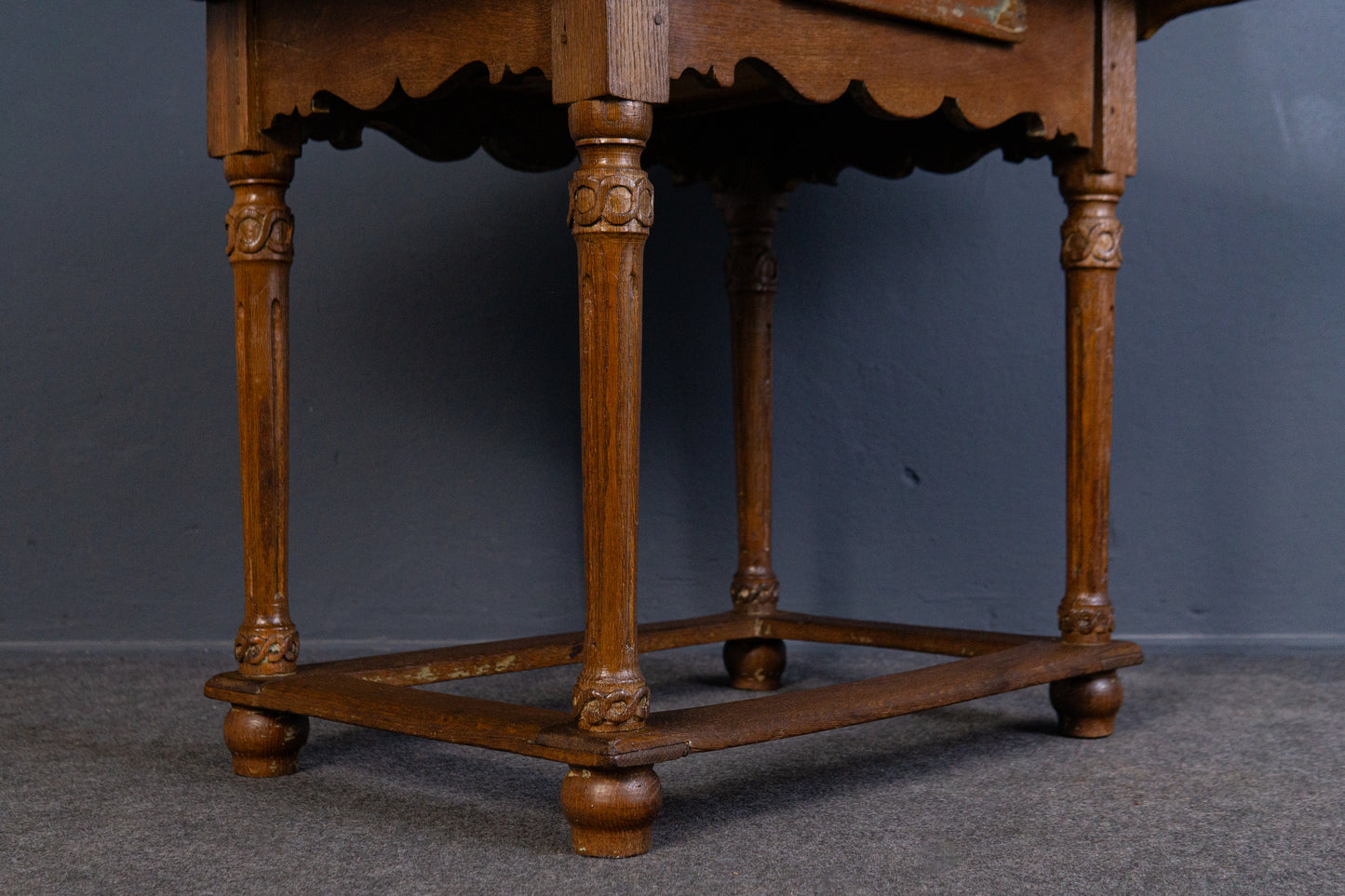 Tisch Vintage Esstisch Stuhl Tafel Küche Bank Alt Antik 2404_2903