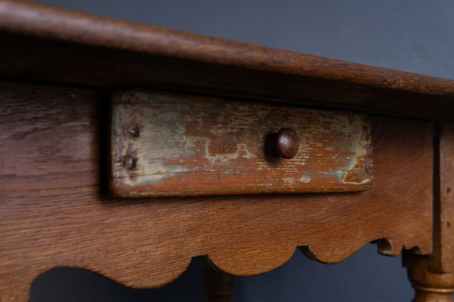 Tisch Vintage Esstisch Stuhl Tafel Küche Bank Alt Antik 2404_2903